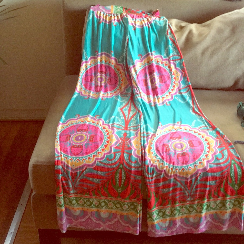Amazing soft and flowy psychedelic palazzo pants